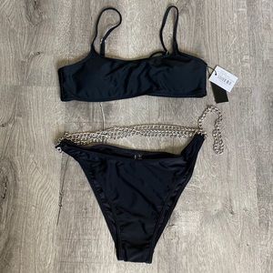 Kendall + Kylie - 2 piece bikini with chains